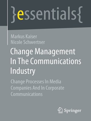 cover image of Change Management In the Communications Industry